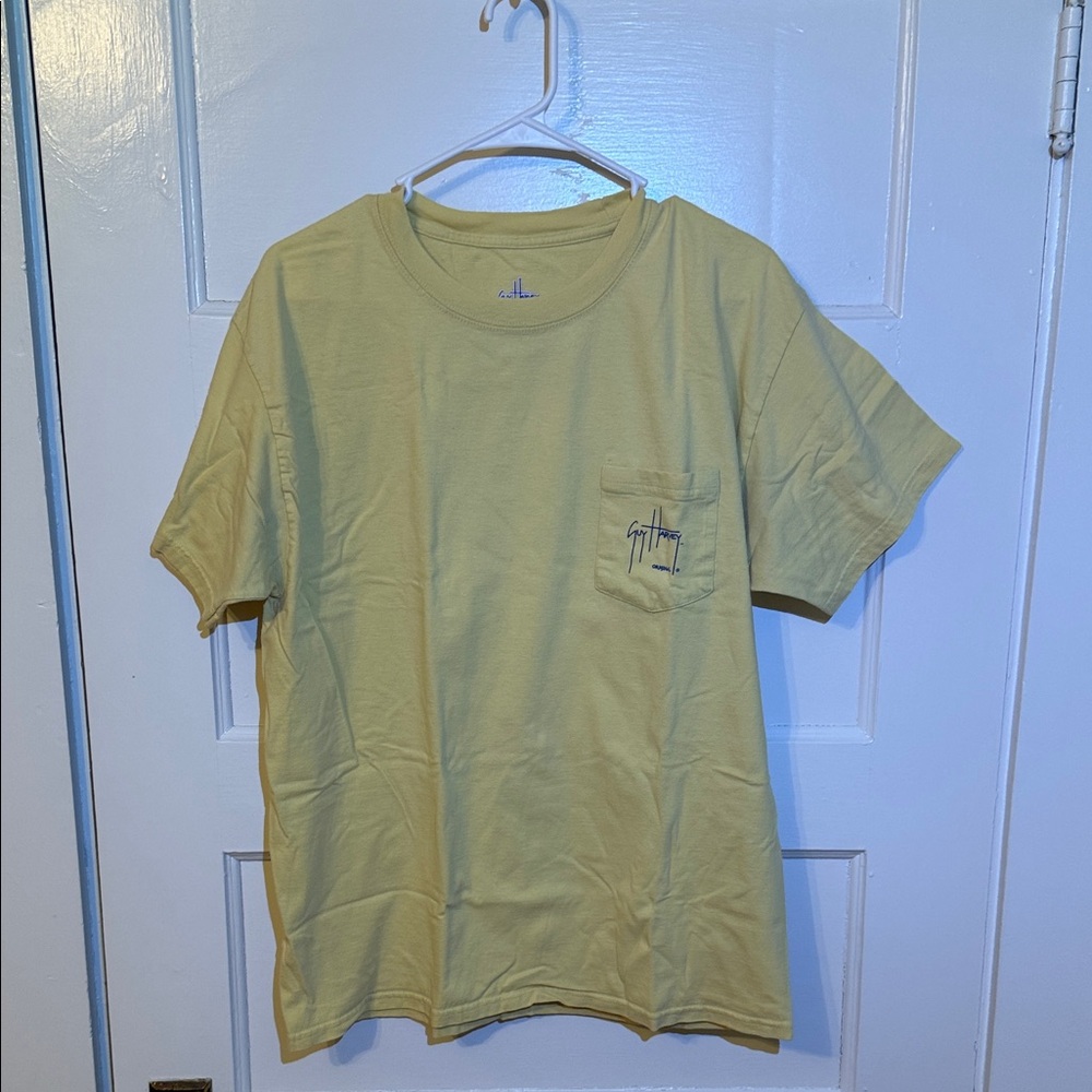 Guy Harvey Yellow Ocean Fish Tee - Picture 2 of 6